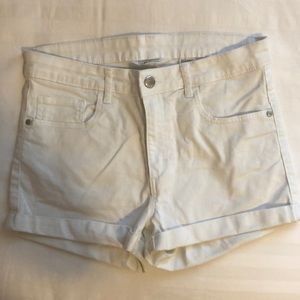 White H&M Denim Shorts